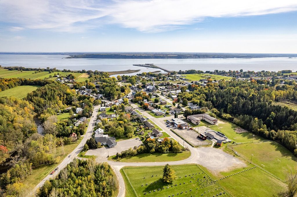 Drone au-dessus de la MRC de Portneuf